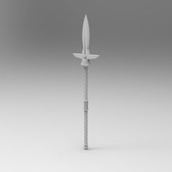 8807fa3e748ba30d4cc24ec22f56e4f3_display_large.jpg Free STL file Grimdark Boar Spear・3D print design to download