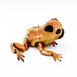 IMG_4433.jpg Pug Flexi Toad Frog articulated print-in-place no supports dog