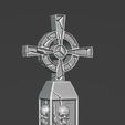celtic-cross-monument4.jpg Celtic cross monument with skulls
