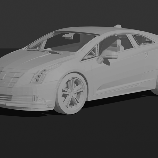Cadillac ELR 2016 STL 3D Print Model