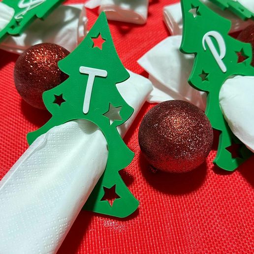 STL file CHRISTMAS TABLE DECORATION LETTER R 🎄 ・3D printing template to ...