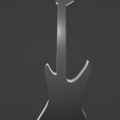 Gitarre-4.png STL-Datei Musikalischer Schlüsselanhänger für alle Gitarrenliebhaber, ausgefallene elektrische Gitarre・3D-druckbare Vorlage zum herunterladen