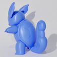 7C1E5889-F596-4DAB-B62B-D8D6739A73F9.JPG WARTORTLE STANDING (PART OF THE WARTORTLEPACK, AND SQUIRTLE EVOPACK, READ DESCRIPTION)