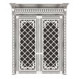 Wireframe-25.jpg Carved Door Classic 01301 White