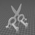 machine-scissors-3.jpg Sewing Machine & Scissors Flexi Sitting Models – 3D Printable Home Decor
