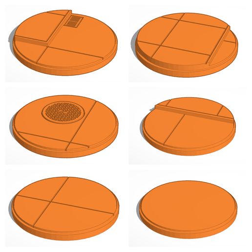 🎲 50mm Marvel Crisis Protocol Bases・Free 3D File for ・Cults