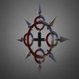 EternalFlamesPrint_frame_0150.jpg Kingdom Hearts Axel Eternal Flames Chakrams for Cosplay