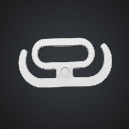 Double Loop Wall-Mount Hook