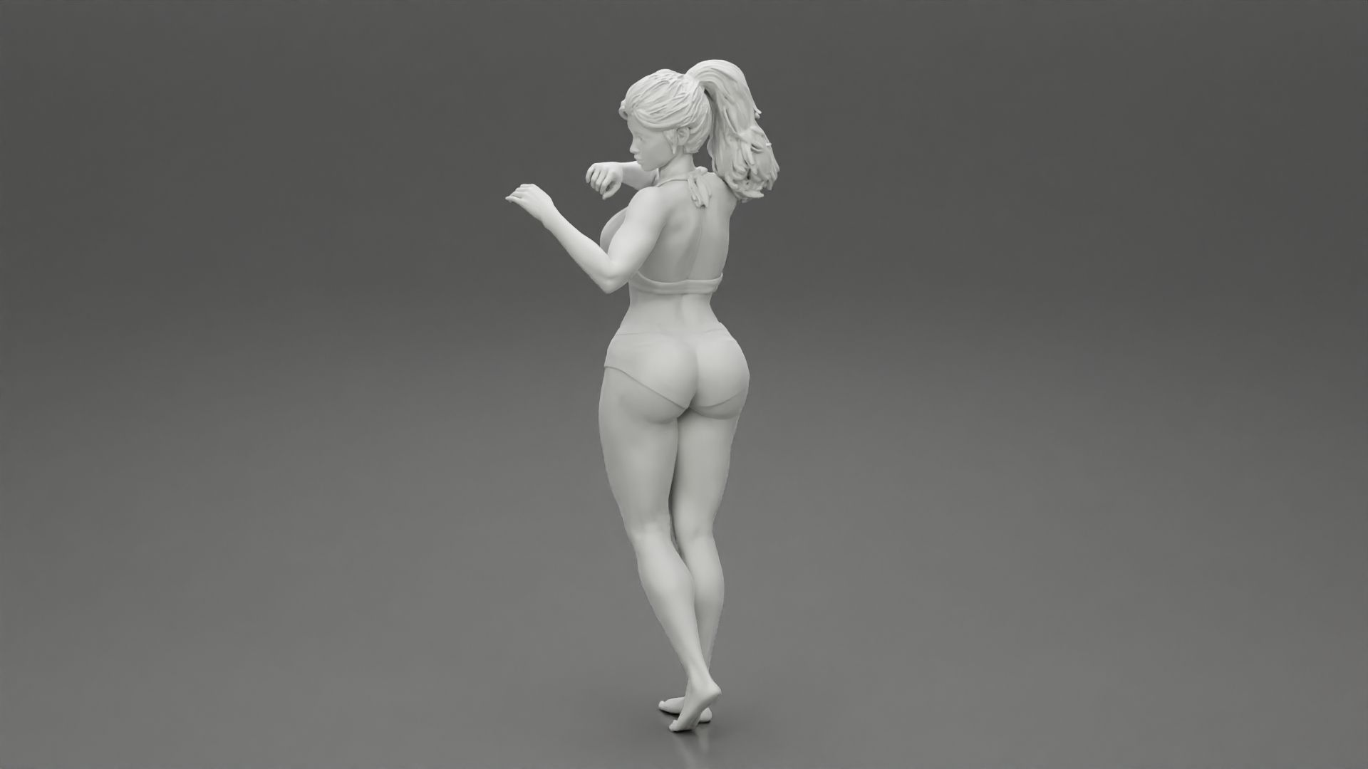 Girl-0011.jpg Fichier 3D Modèle d'impression 3D d'une femme forte en position de combat・Plan à imprimer en 3D à télécharger, 3DGeshaft
