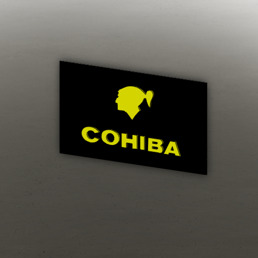 cohiba logo 3D model