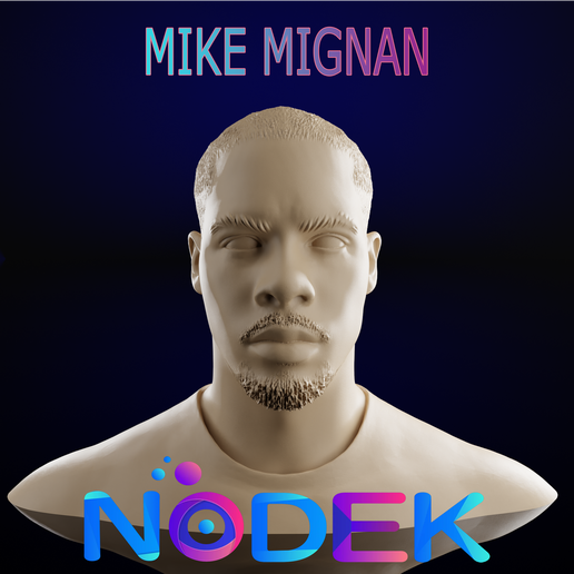 MIKE-MIGNAN-frente.png Bust of Mike Maignan - The Keeper of Milan
