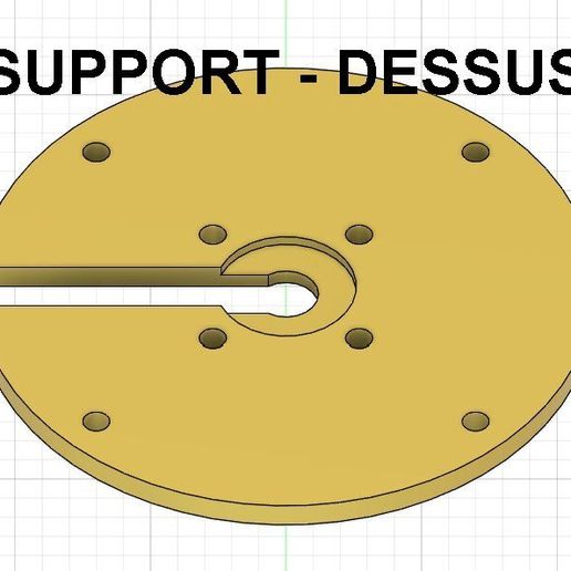Hookii Neomow S-Cutting deck support - 3D model önizlemesi