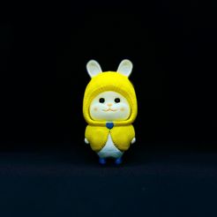 IMG_2348.jpeg Free STL file 🐰Cute Rabbit🐇・Template to download and 3D print