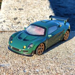 328851751_582653413722691_5022853131518931772_n.jpg STL file 98 Motorsport Elise Body Shell (Xmod and MiniZ)・3D printer design to download