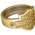 render-2.png КОЛЬЦО HARLEY DAVIDSON 3D ПЕЧАТНАЯ МОДЕЛЬ