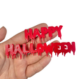 520F763C-EE8B-47AA-8575-3236CAFED551.png Happy Halloween, Bloody, Blood Drip Letters, Bloody Letter, 2D Wall Art, Sign, Scary, Horror, Spooky