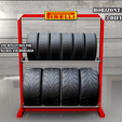 01.png Tire Shop Set with 5 products 3d printable in various scales
