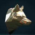 PWH-11.jpg Low poly Wolf head
