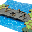 IMG_1449.png Heroscape Stone Bridge system, miniature gaming, scale model, modular bridge, diorama scenery, scatter terrain, role playing games, RPG