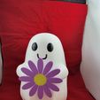 Flower.jpg Cute Ghost 3D Model with Interchangeable Magnetic Arms
