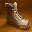 6.png Urban Steampunk Boot – 3D Printable Shoe Model