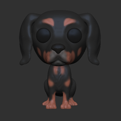 Doberman.png Fichier OBJ Funko Doberman・Design pour impression 3D à télécharger