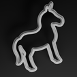horse_cutter.png Niedliche Tierausstechformen STL Pack 1