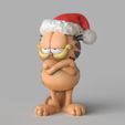 Canine_25.2219.jpg Garfield- Christmas - cat-standing pose-FANART FIGURINE