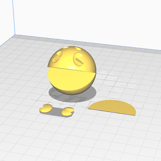🗝️ Keychain / Key ring PAC-MAN 3D・ 3D File for 3D printing・Cults