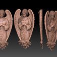 3.jpg Angel Holding Cross – 3D Relief Model