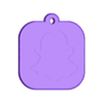 STL 1.0.stl Llavero NFC Snapchat