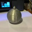 Snowball1.jpg Archivo STL gratuito Adorno de bola de nieve・Objeto imprimible en 3D para descargar