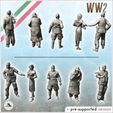 2.jpg Characters of the escape of Benito Mussolini (Gran Sasso raid) with Otto Skorzeny - World War Two Second Front Campaign Tabletop Mini