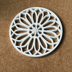 1.jpeg Fichier STL Mandala décoratif・Objet imprimable en 3D à télécharger