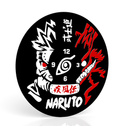 Reloj_Naruto.png STL file NARUTO WATCH・3D print model to download