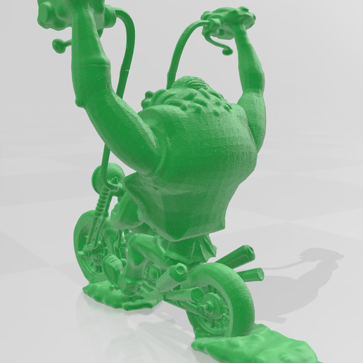 🐀 Motorista tributo a Ed Roth・Archivo STL para Impresión 3D・Cults