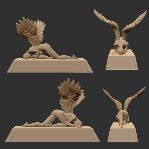 Angel Woman 3D model