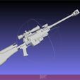 meshlab-2020-09-27-21-53-09-37.jpg Sword Art Online Sinon Hecate II Rifle Basic Model