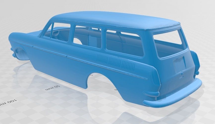 Download STL file Volkswagen Squareback Printable Body Car • 3D print ...