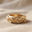 01-5.png Baroque Scroll Ring Ornamental Rococo Band 3D print model