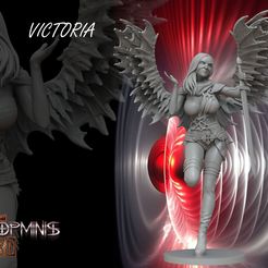 VICTORIA.jpg STL file WARRIOR GODDESS OF HELL・3D printing idea to download