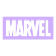 Marvel logo-6.stl Marvel BATTERY OPERATED LIGHT STL