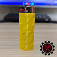 yellow.png energy lightning bic lighter case
