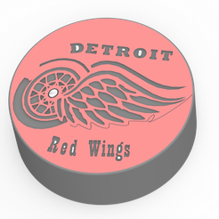 redWings.36.png Detroit Red Wings - Hockey Puck