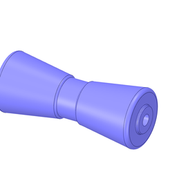 roller_trailer_8inc_v01-05.png STL file 8 Inch Boat Trailer Keel Roller 3.25 Inch Outside Diameter v01・3D printing idea to download