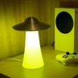 1.jpg STL file UFO table lamp・3D printing template to download