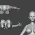 3D file Stylized Female Base Mesh ♀️・3D printable model to download・Cults