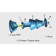 1-1-3-PT-Assy-Parts.jpg Turboprop Engine, for Business Aircraft, Free Turbine Type, Cutaway