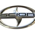 5.jpg logo de scion modelo de impresion 3d