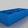 tray_40x60x35x20_by_30x40.scad.jpg Generic Tray Creator Script (with rounded bin floors)